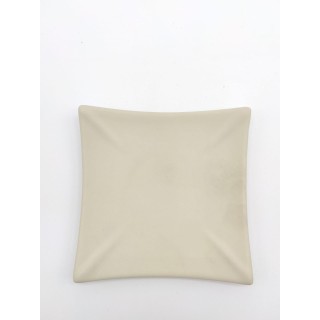 Piattino piano polar crema 13,5 x 13,5 cm | CarinCasa