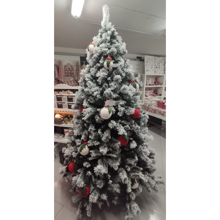 Albero innevato 210 cm foltissimo | CarinCasa