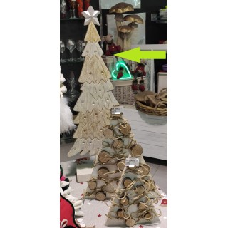Albero in legno scolpito bicolor 68 cm | CarinCasa