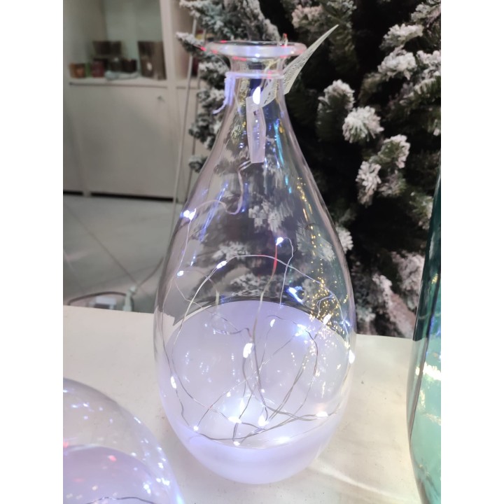 Vaso bottiglia bianco 25 cm | CarinCasa