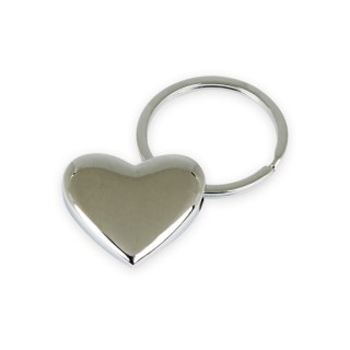 Portachiave cuore acciaio imb.16 | CarinCasa