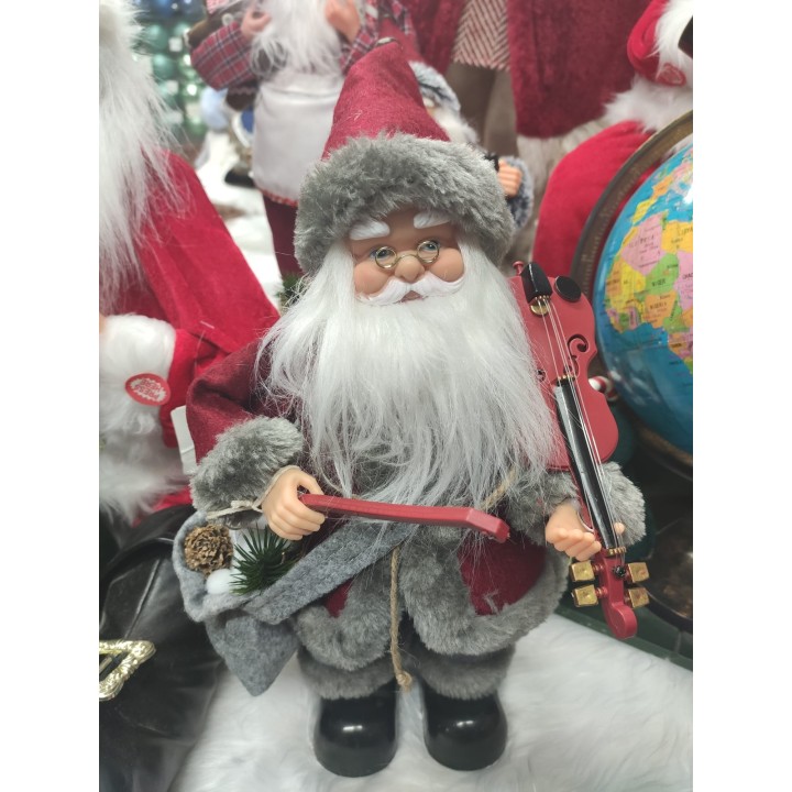 Babbo natale con violino musica / movimento 33 cm |…