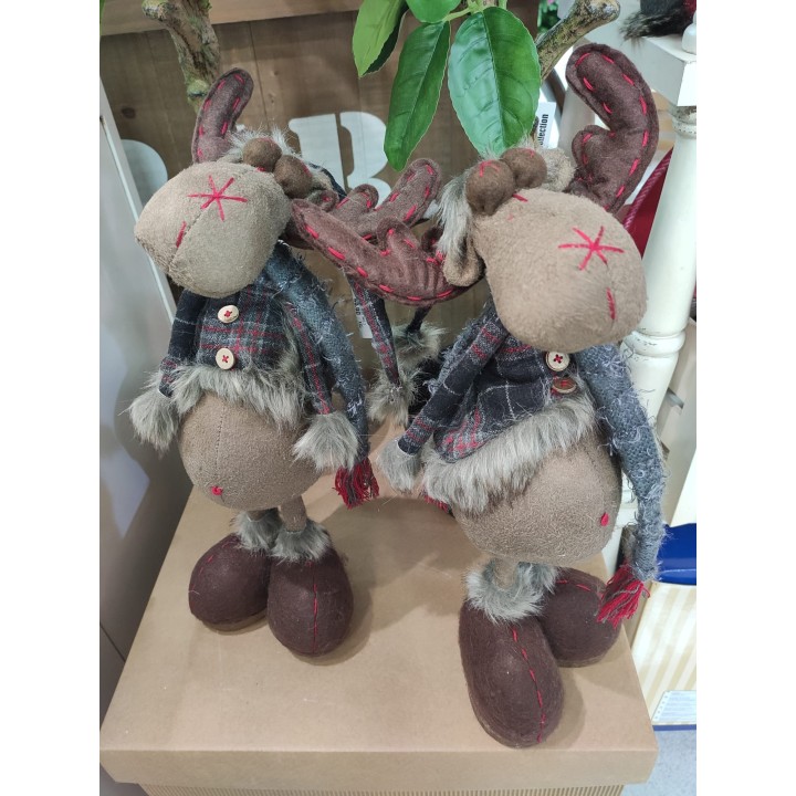 Renna in tessuto 52 cm | CarinCasa