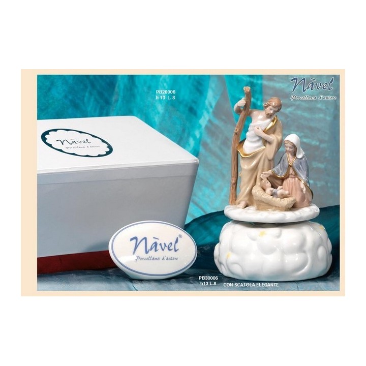 Nativita' carillon 13 cm porcellana Navel | CarinCasa