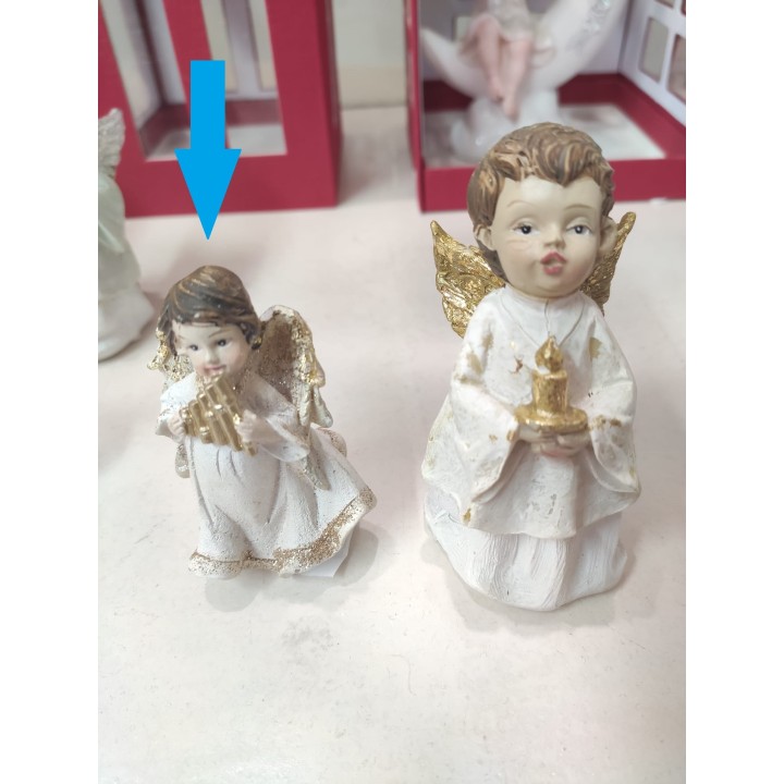 Angelo con strumento assortiti 7,8 cm | CarinCasa