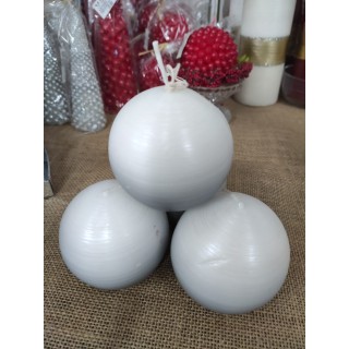 Candela sfera torio 7,5 x 7,5 cm | CarinCasa