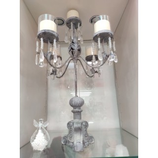 Candeliere maxi a 5 braccia 27 x 27 x 60 cm | CarinCasa