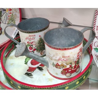 Annaffiatoio buon natale assortito verde/rosso 24 x 12 x 12…