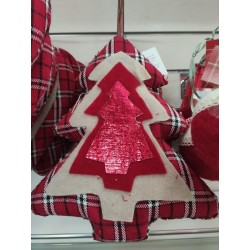 Addobbo albero Christmas rosso