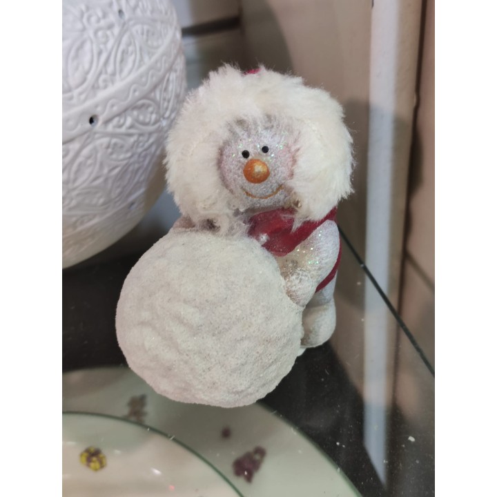 Pupazzi con palla di neve 2 soggetti assortiti 7 x 9 cm |…