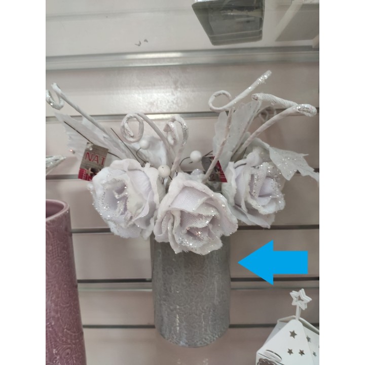 Vaso cilindrico algarve grigio Tognana 11 x 22 cm |…