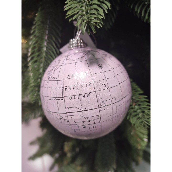 Sfere mappamondo finitura Argento 4 colori 80 x 80 mm |…