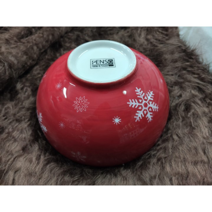 Coppa natalizia con renna 16,5 cm | CarinCasa