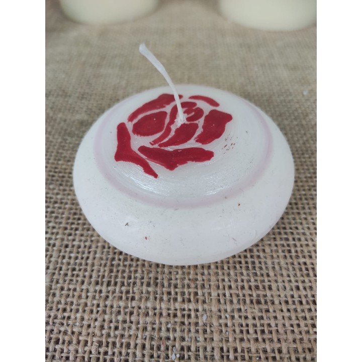 Candela galleggiante rose 8 cm | CarinCasa