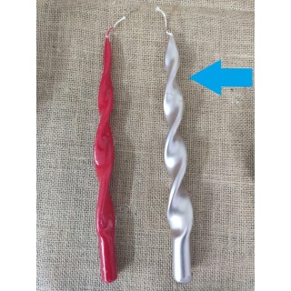 Candela fiamma metallic champagne 2,2 x 29 cm | CarinCasa