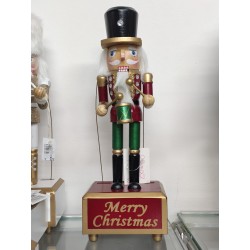 Carillon Soldatino schiaccianoci legno 30,5 cm