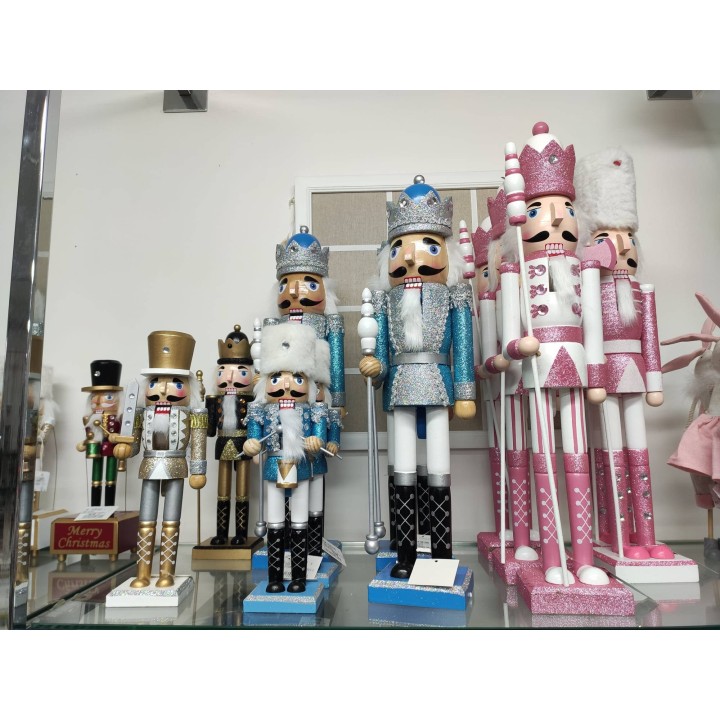 Carillon Soldatino schiaccianoci legno 30,5 cm | CarinCasa