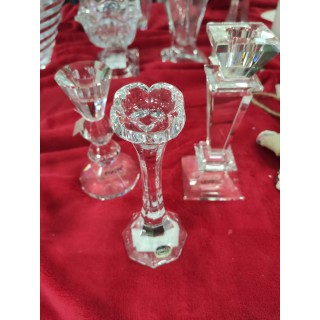 Candeliere cristallo forma a fiore 18 cm | CarinCasa