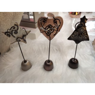 Scatola con 3 segnaposto natale modelli assortiti 15 cm |…