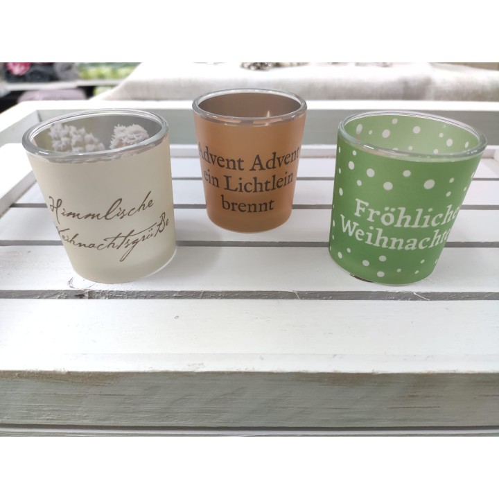 Lumino natalizio portacandela tea light assortiti con…