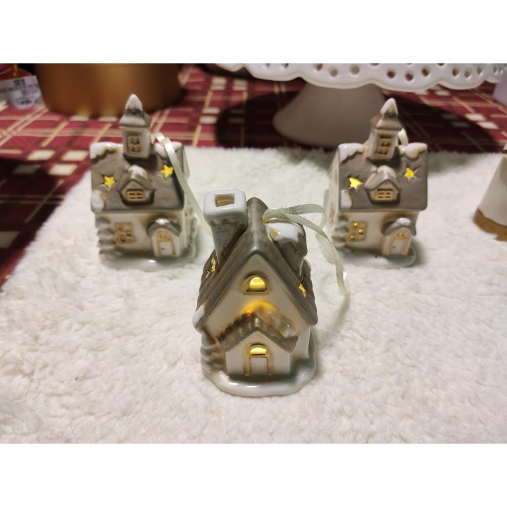 Casetta in porcellana a led 5 x 8 cm | CarinCasa