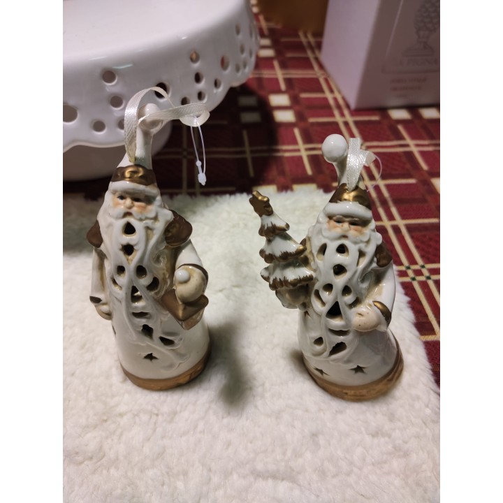 Delice babbo natale laccio con led assortiti 12 cm |…