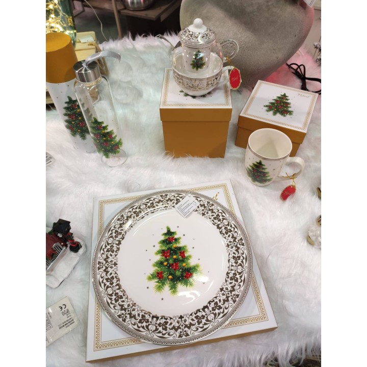 Piatto/albero natale 27 cm. Porcellana g.box navel |…