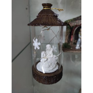 Gruppo natività capanna con luce 14 cm | CarinCasa