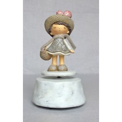 Carillon bimba con paniere 6 x 5 x 16 cm