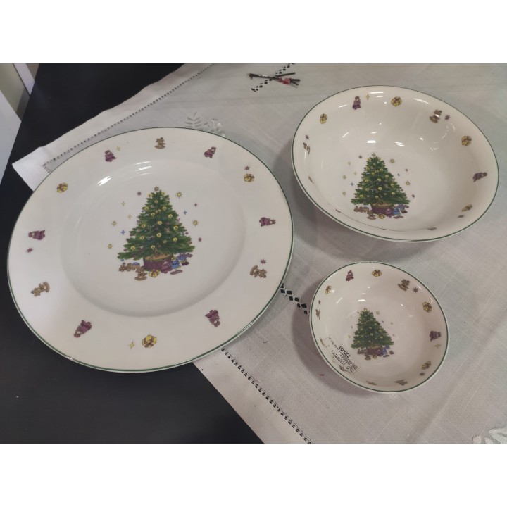 Servizio macedonia 14 pezzi natale 13 - 23 - 32 cm |…