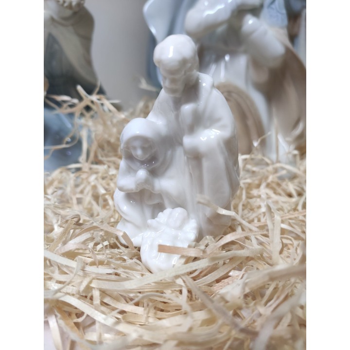 Gruppo natività porcellana 2 assortiti 7,5 cm | CarinCasa