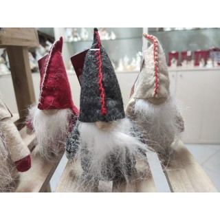 Decorazione gnomi in pannolenci assortiti 12 cm | CarinCasa