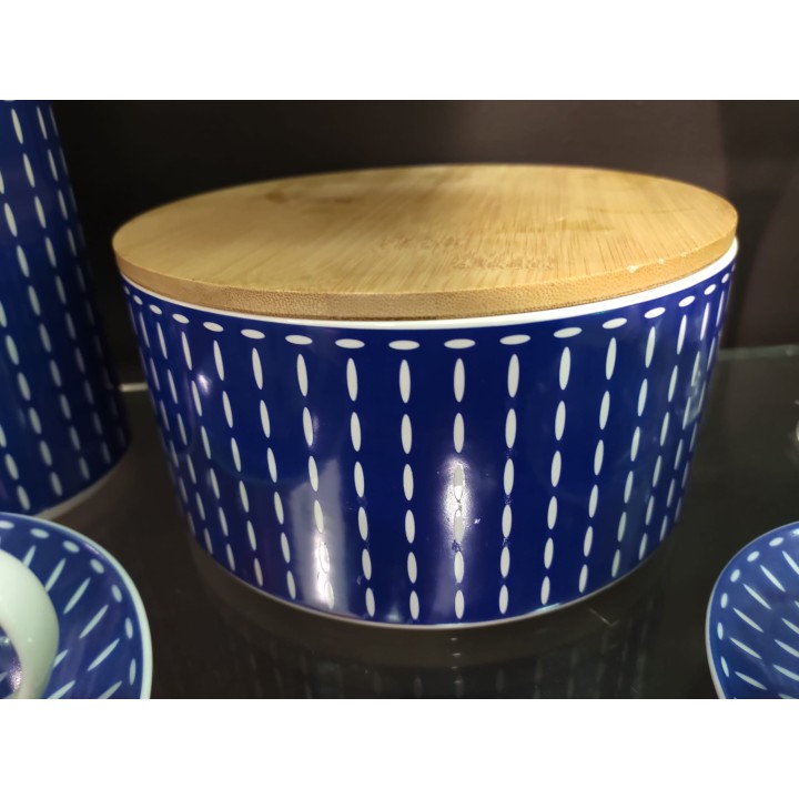 Havana blue biscottiera 19 x 9 cm | CarinCasa