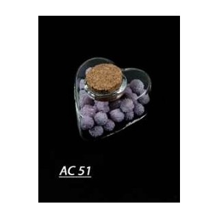 Scatolina cuore vetro 6x3 cm | CarinCasa