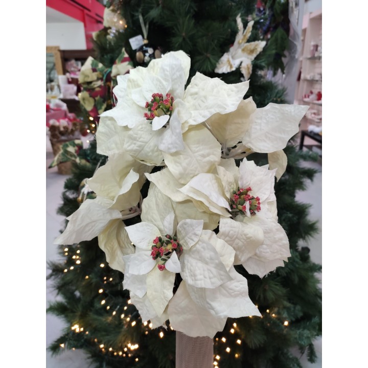 Stella di natale bianca 70 cm | CarinCasa