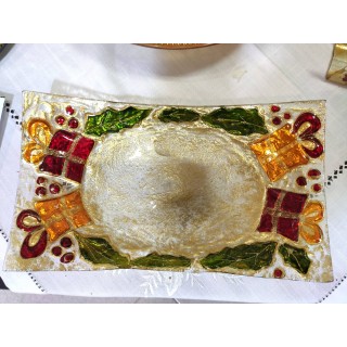 Vassoio di natale con decoro pacchi regalo 35 x 20 cm |…