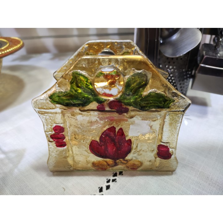 Portatovagliolo murano 12 x 6 x 11 cm | CarinCasa