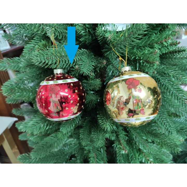 Sfera rossa holly hobbie 80 mm | CarinCasa