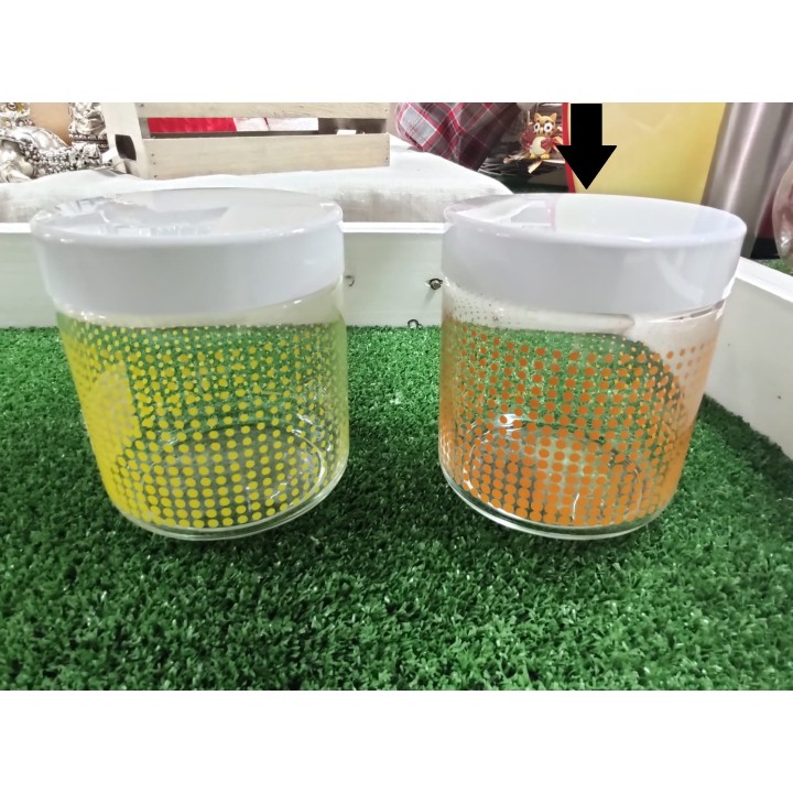 Batattolo 0,75 pallino arancio 10 x 12 cm | CarinCasa