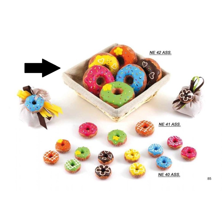 Donuts con magnete colori assortiti 10 cm | CarinCasa