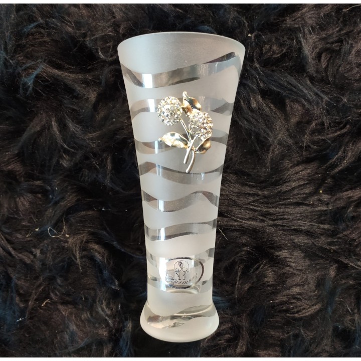 Vaso spirale vetro 19 cm | CarinCasa