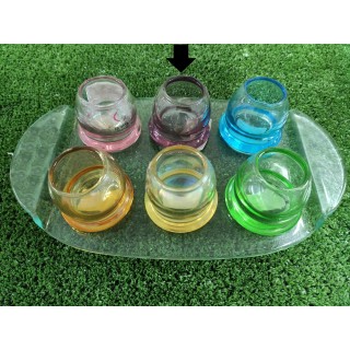 Bicchierino grappa cristian viola 5 x 6 cm | CarinCasa