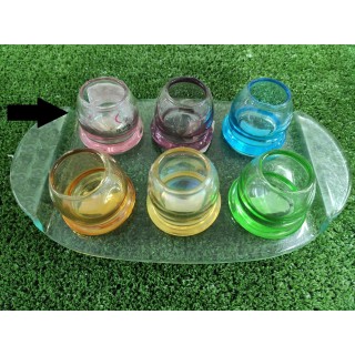 Bicchierino grappa cristian rosa 5 x 6 cm | CarinCasa