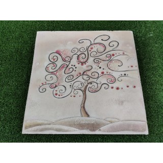 Delizia quadro maxi decoro albero 32 x 32 cm | CarinCasa