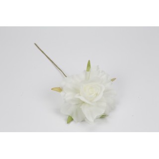 Fiore medio bocciolo *144-36 panna | CarinCasa