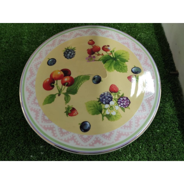 Alzata linea Royal filo oro 23 x 9 cm | CarinCasa