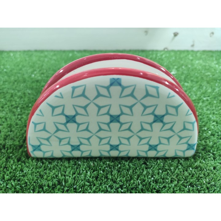 Porta tovagliolo linea Kubrik azzurro 14 x 7,5 cm |…