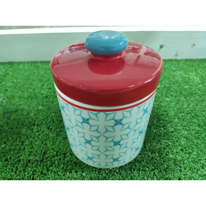 Barattolo piccolo linea Kubrik azzurro 10 x 15 cm |…