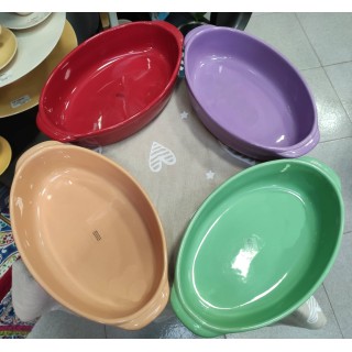 Borgo pirofila ovale colori assortiti 31 cm | CarinCasa