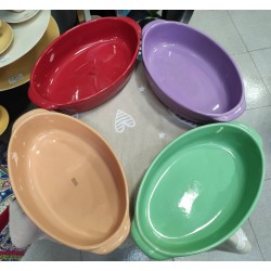Borgo pirofila ovale colori assortiti 31 cm